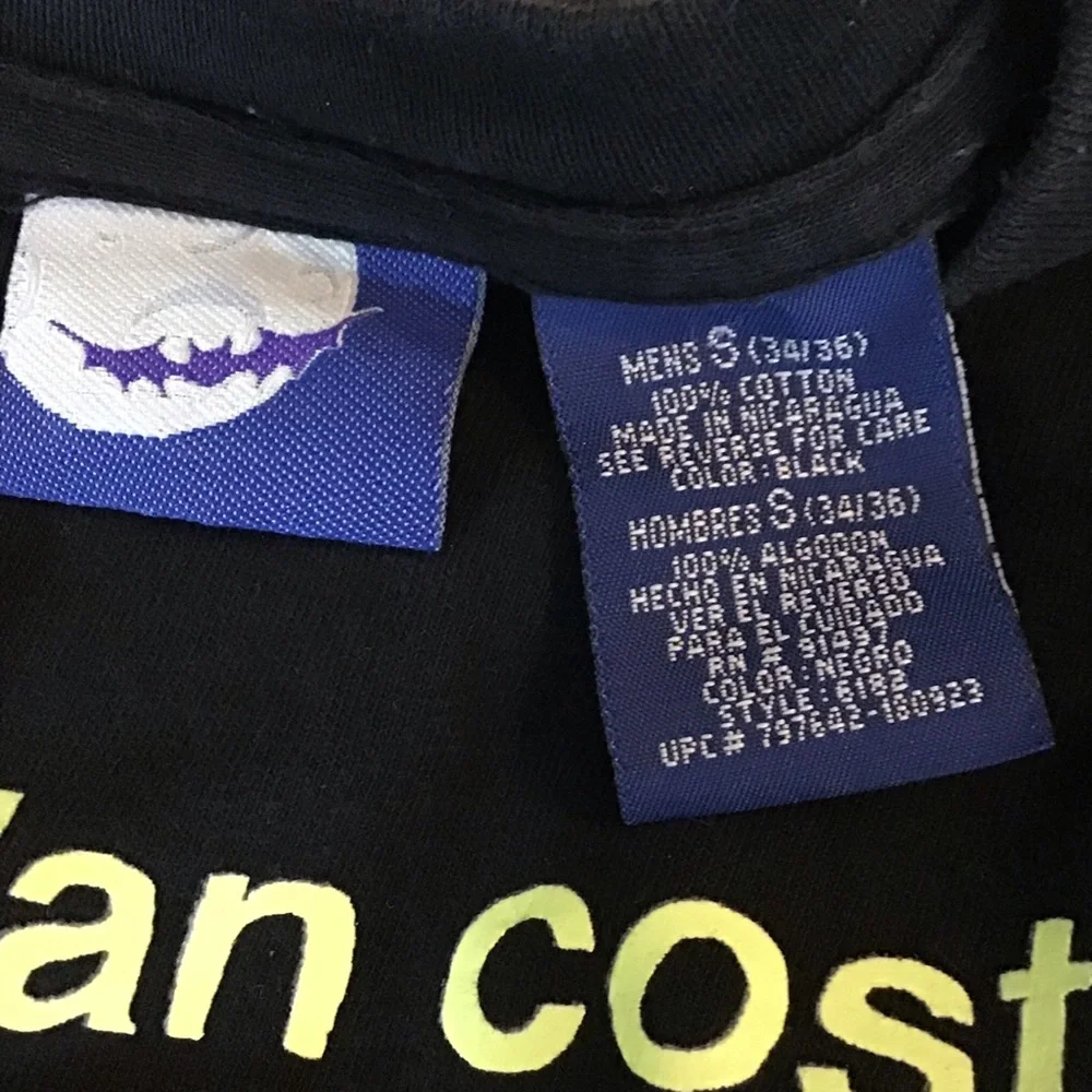 INVISIBLE MAN COSTUME GLOW IN THE DARK T-SHIRT - Picture 3 of 4